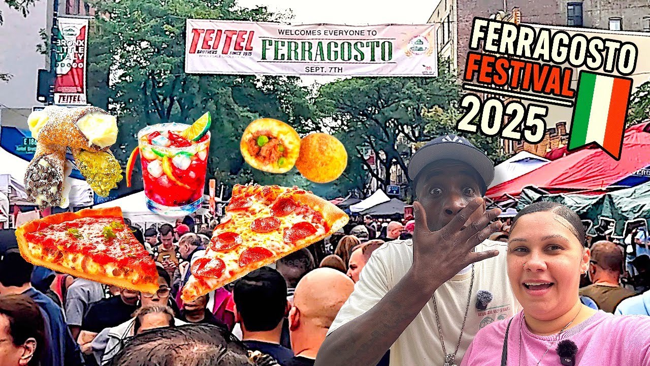 The Bronx Ferragosto Festival Has the BEST Italian Food in NYC!