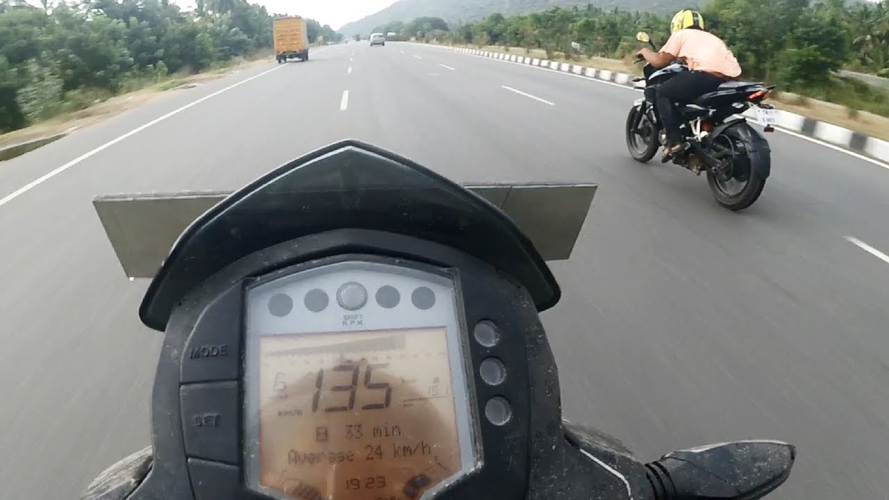 Pulsar NS 200 vs Duke 200 - Drag Race | Highway Battle (2018)