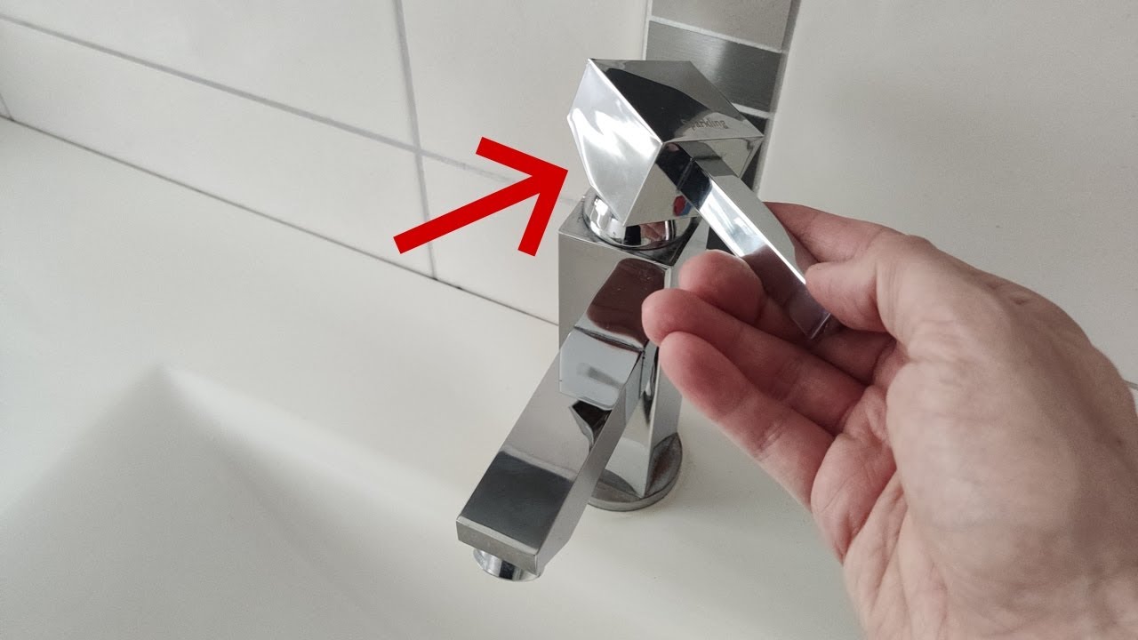 Wasserhahn Griff/Hebel ist locker? Ganz einfach selbst reparieren