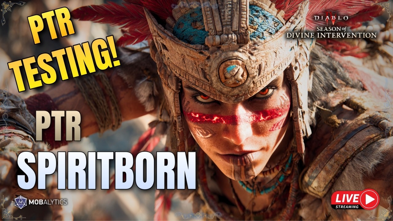 Spiritborn | PTR Testing | Diablo 4 Season 12 PTR