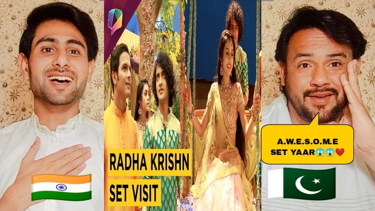 Exclusive देखिए  RadhaKrishn  का शानदार Set | Pakistani Reaction | Balaj And Jhanzaib |
