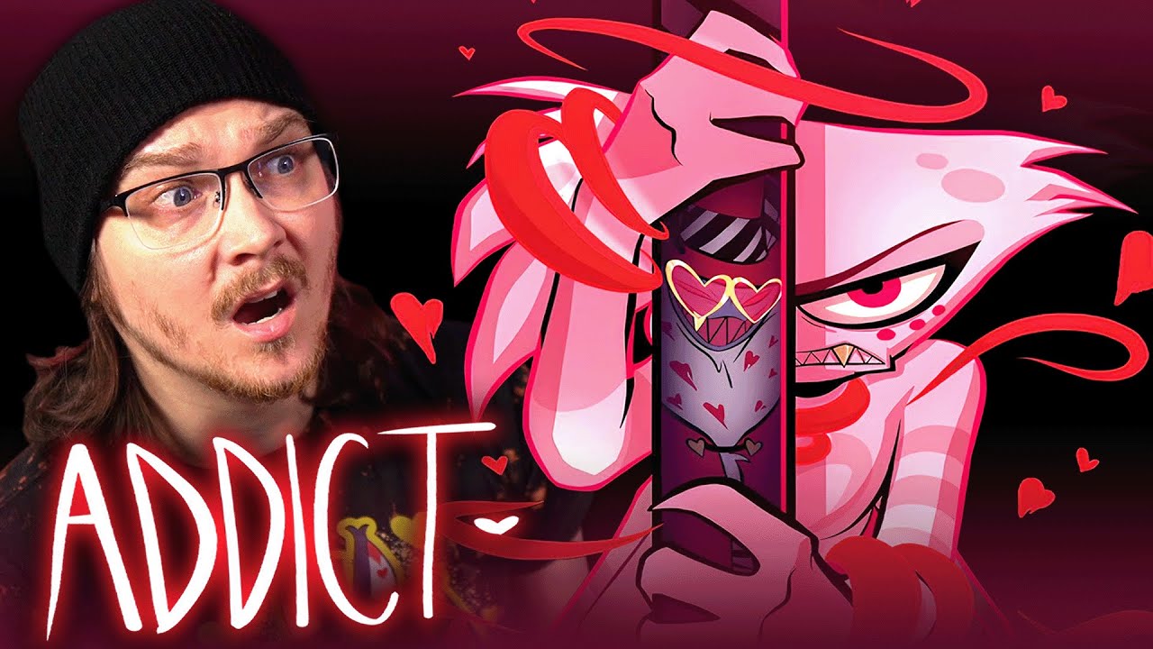 ADDICT MUSIC VIDEO REACTION | HAZBIN HOTEL SONGS | VIVZIEPOP | HELLAVERSE