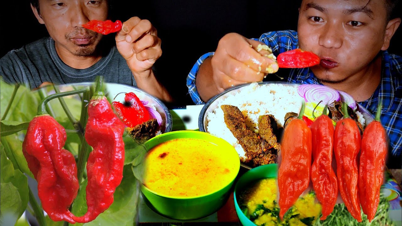 BEEF LUNGS + 5 KING CHILLI || MUKBANG WITH MY STEP DAD