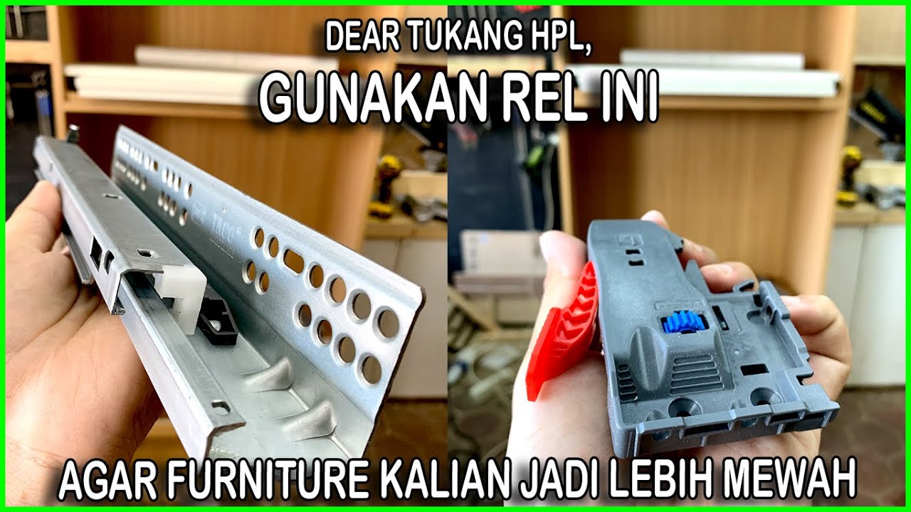 TACO REL TANDEM SLOW MOTION US 001 SC - CARA MEMASANG REL TANDEM PADA LACI LEMARI
