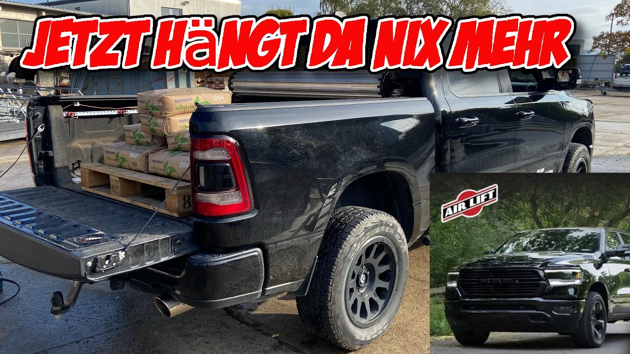 Air Lift 1000 HD 60828 | RAM DT 1500 5,7 HEMI BigHorn | DODGE | Montage | Test | DIY |Selbst&Ständig