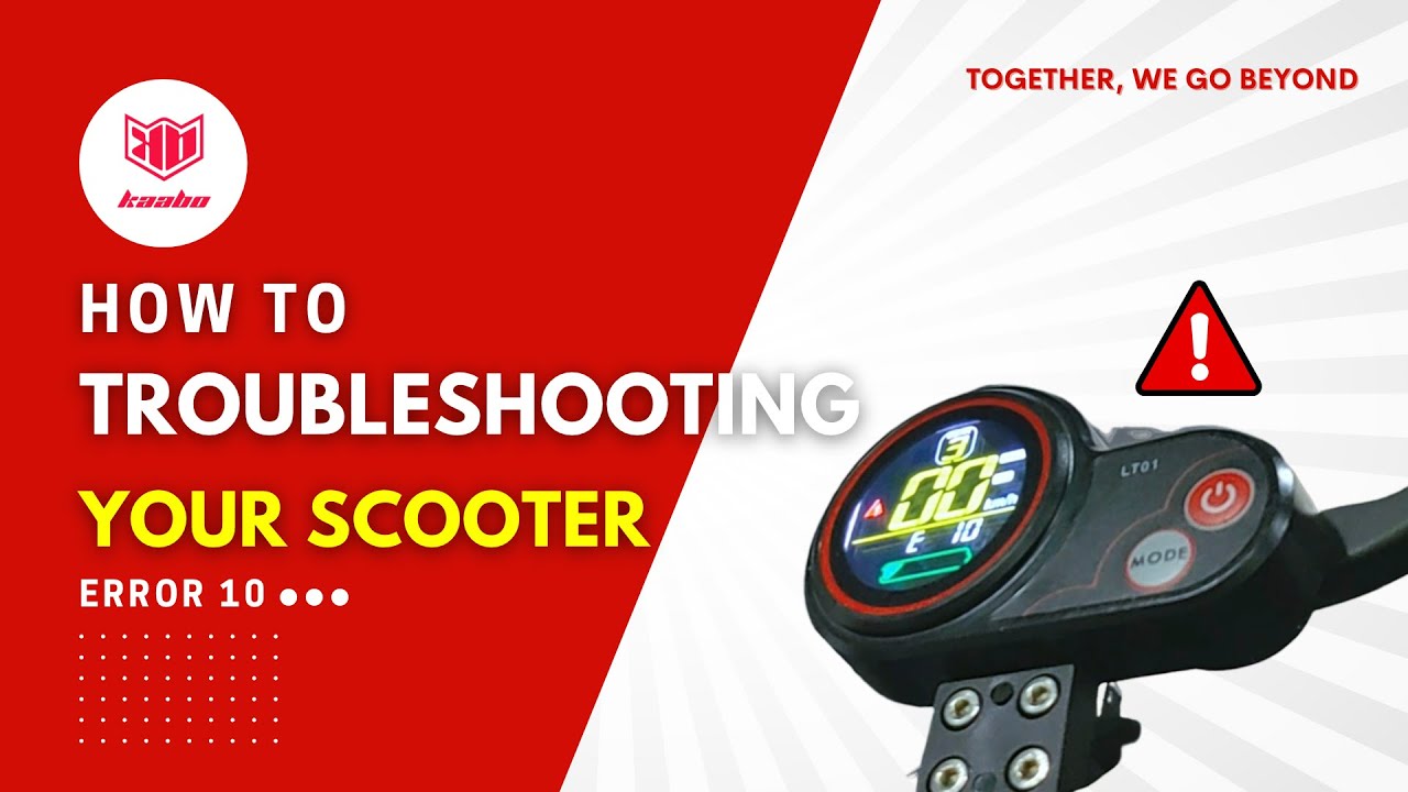 2 Types of Kaabo Electric Scooter Troubleshooting Repair Methods of Error 10 | Kaabo official