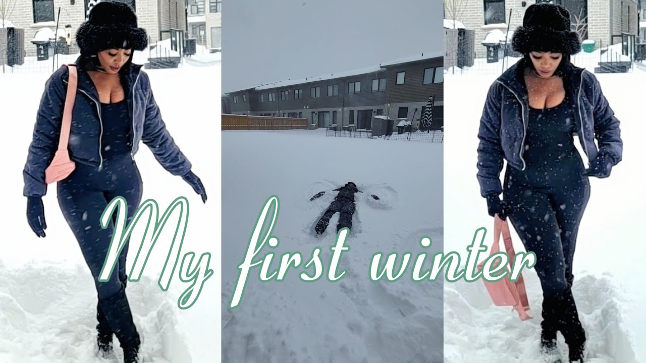 Spending Valentines Days Alone ! My First Winter,  Snow Storm, Shopping And More