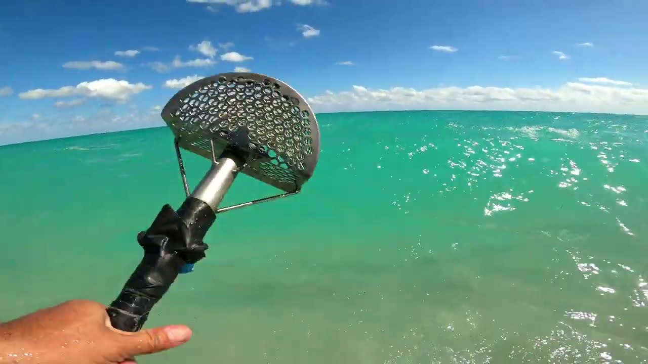 2 Gold rings found underwater metal detecting Miami Beach.  2 day hunt