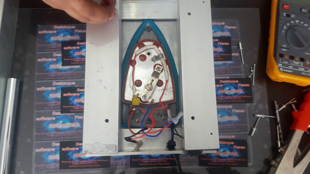 separador de touch y diplay casero
