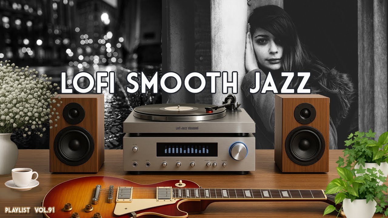【Lofi smooth jazz 】心地よい余韻で癒されるピアノとギターのジャズBGM！