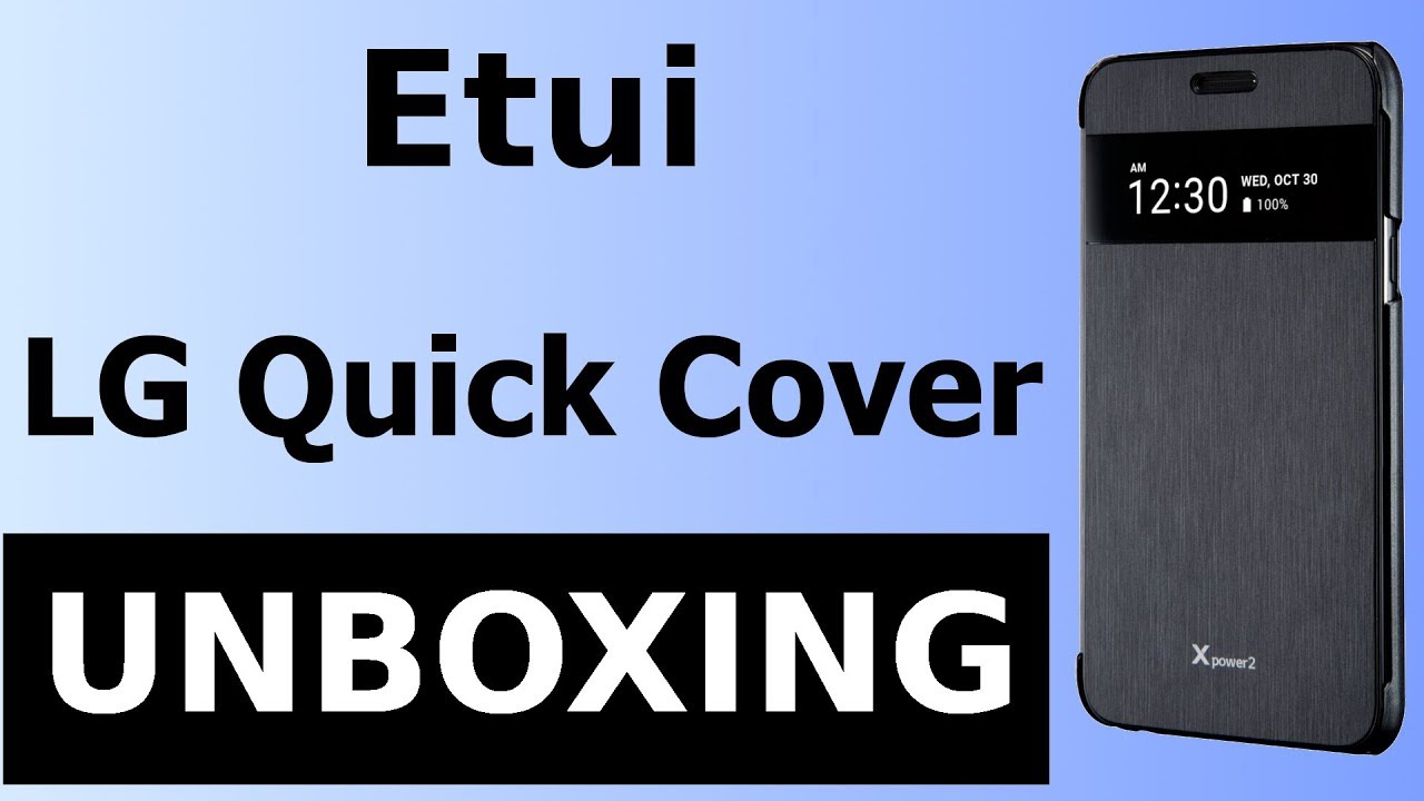 Oryginalne etui do LG X Power 2 - Quick Cover - Unboxing