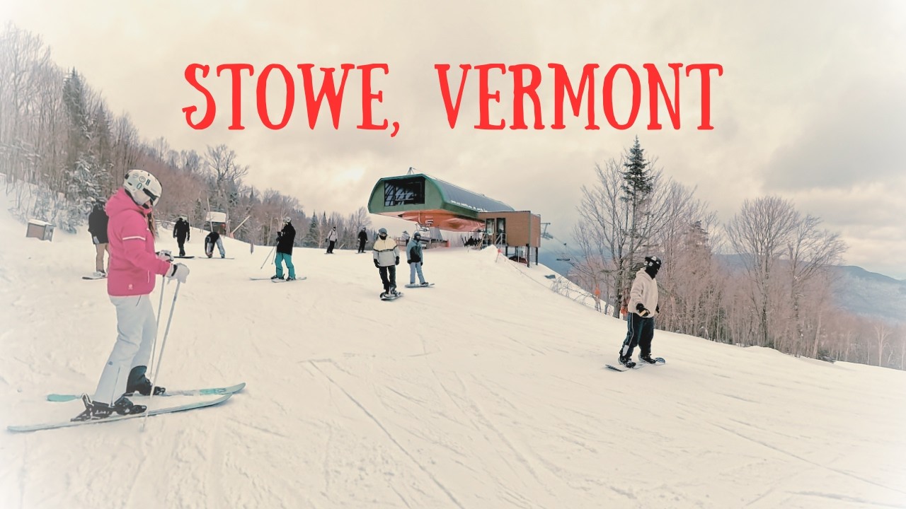 Stowe Skiing: From the Sunrise lift, Tyro Trail Top to Bottom