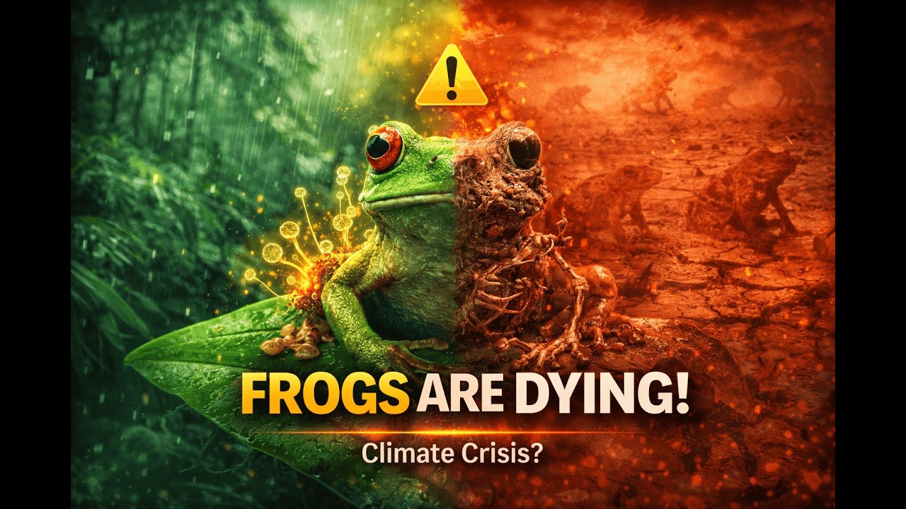 India’s Frogs Are Disappearing 🐸 | Climate Change, Deadly Fungus & Citizen Science Explained