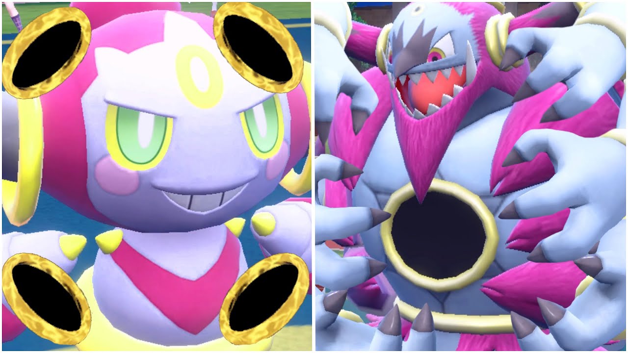 ПОЛНАЯ КОМАНДА HOOPA! Hoopa и Unbound Moveset Гиперпространственная ярость, дыра Скарлет, фиолетовый