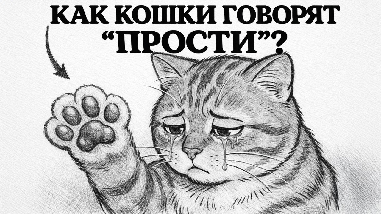 Как Кошки Извиняются Перед Хозяином? (шокирует)