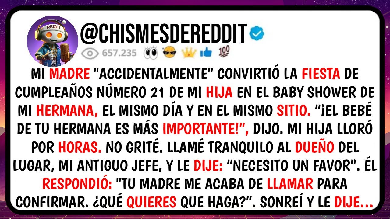 Mi MADRE "Accidentalmente" Convirtió la FIESTA De Cumpleaños Número 21 De Mi HIJA en el Baby...