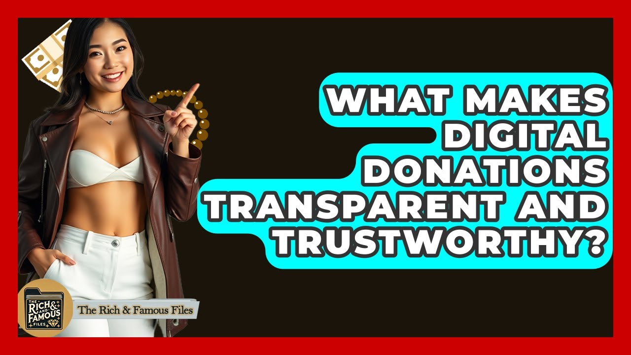 What Makes Digital Donations Transparent And Trustworthy? - The Rich And Famous Files