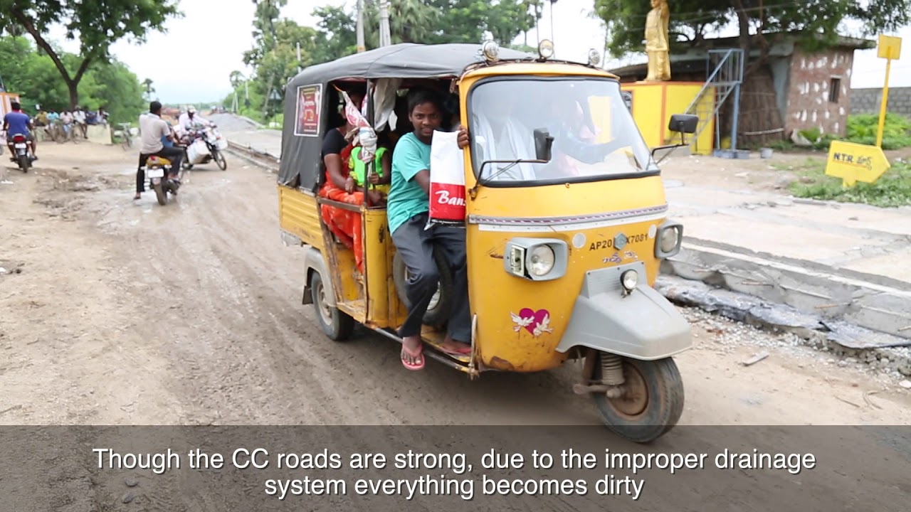 CC Roads & Drainage At  Ponnavaram Model Village | YS Chowdary' Adopted Village | Model Village
