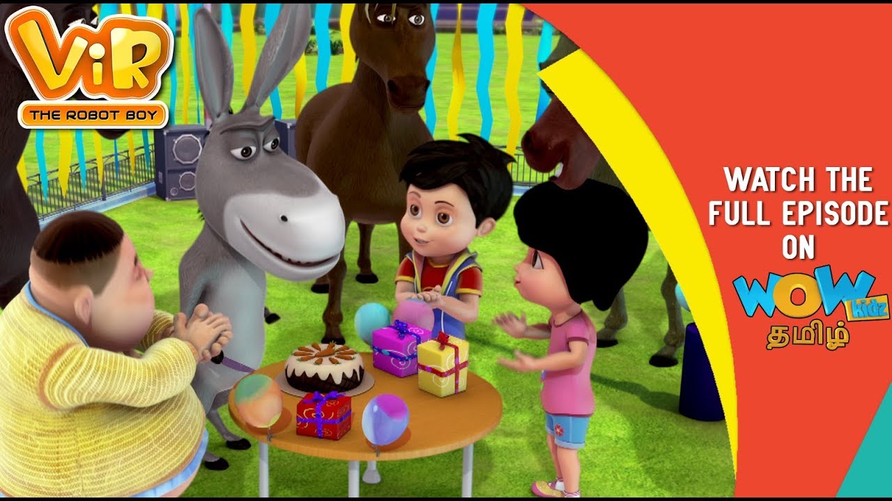தமிழ் கதை | Vir The Robot Boy | Full Episode | Happy Birthday Chulbul | WowKidz தமிழ்