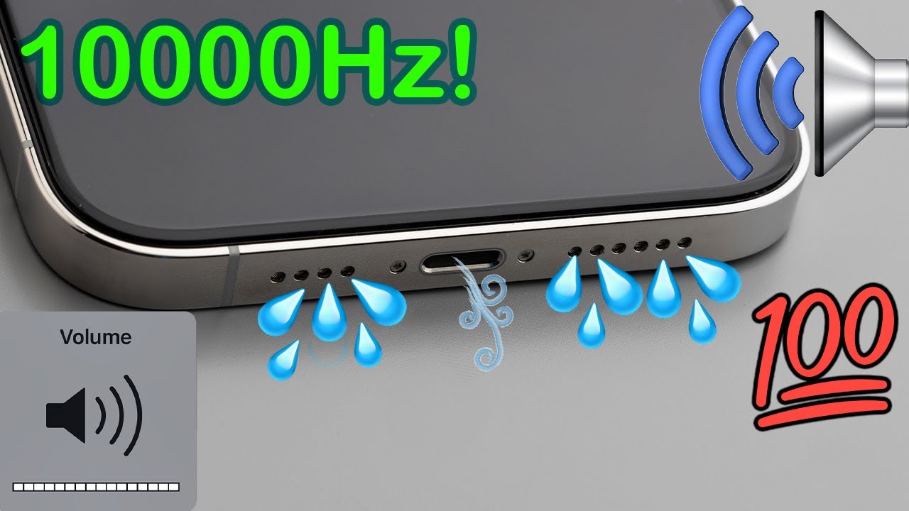 Remove Water from Speaker Sound