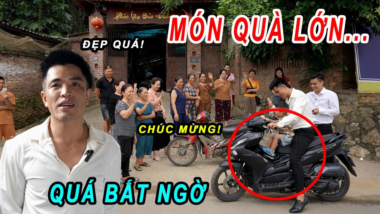 Quá Bất Ngờ Bố Con Anh Quyết Nhận Món Quà Lớn Từ Vợ Chồng Đạt - Ai Cũng Mừng Cho Anh Quyết