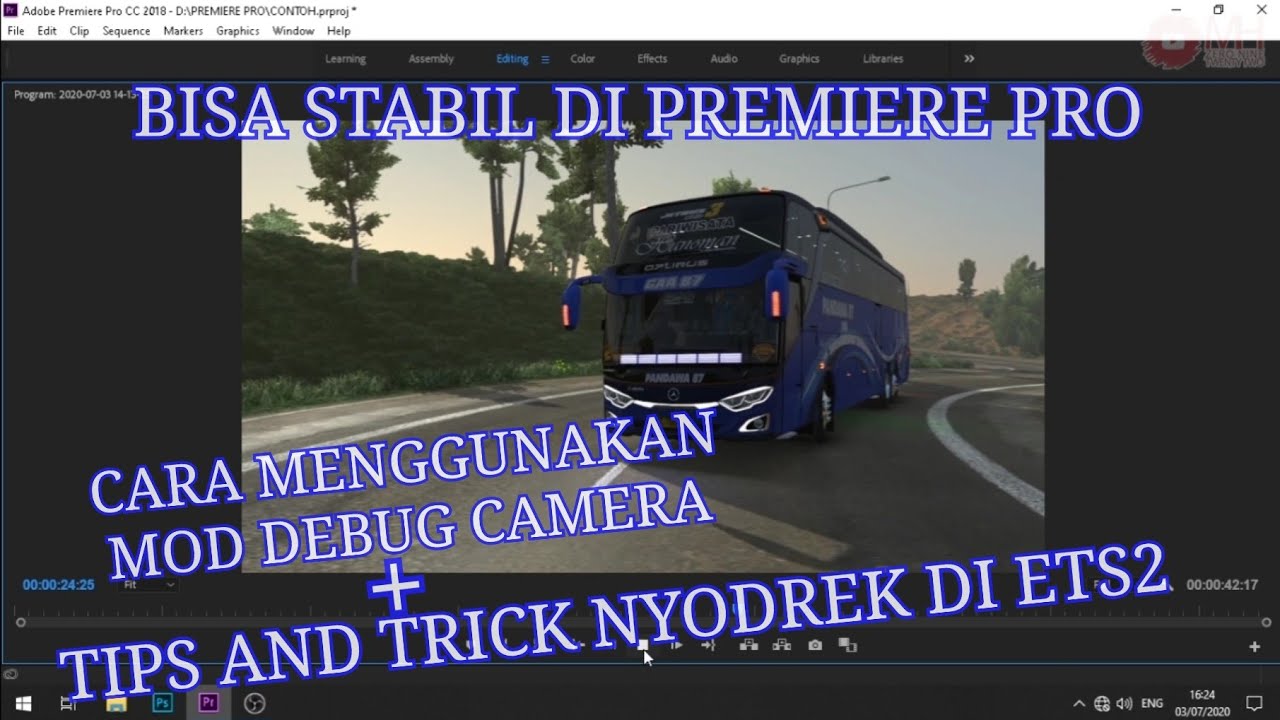 Cara menggunakan MOD DEBUG CAMERA serta tips dan trick NYODREK di ETS2