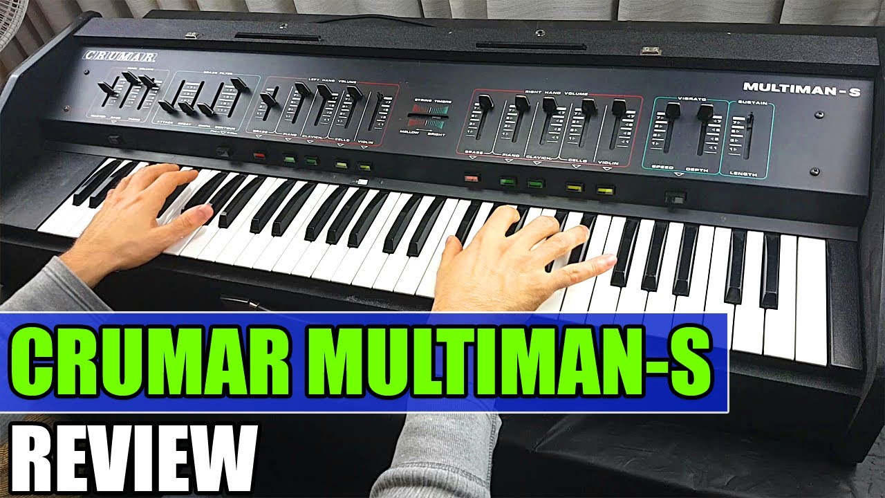 Crumar Multiman-S / Orchestrator — обзор и демонстрация синтезатора | Аналоговый струнный синтезатор