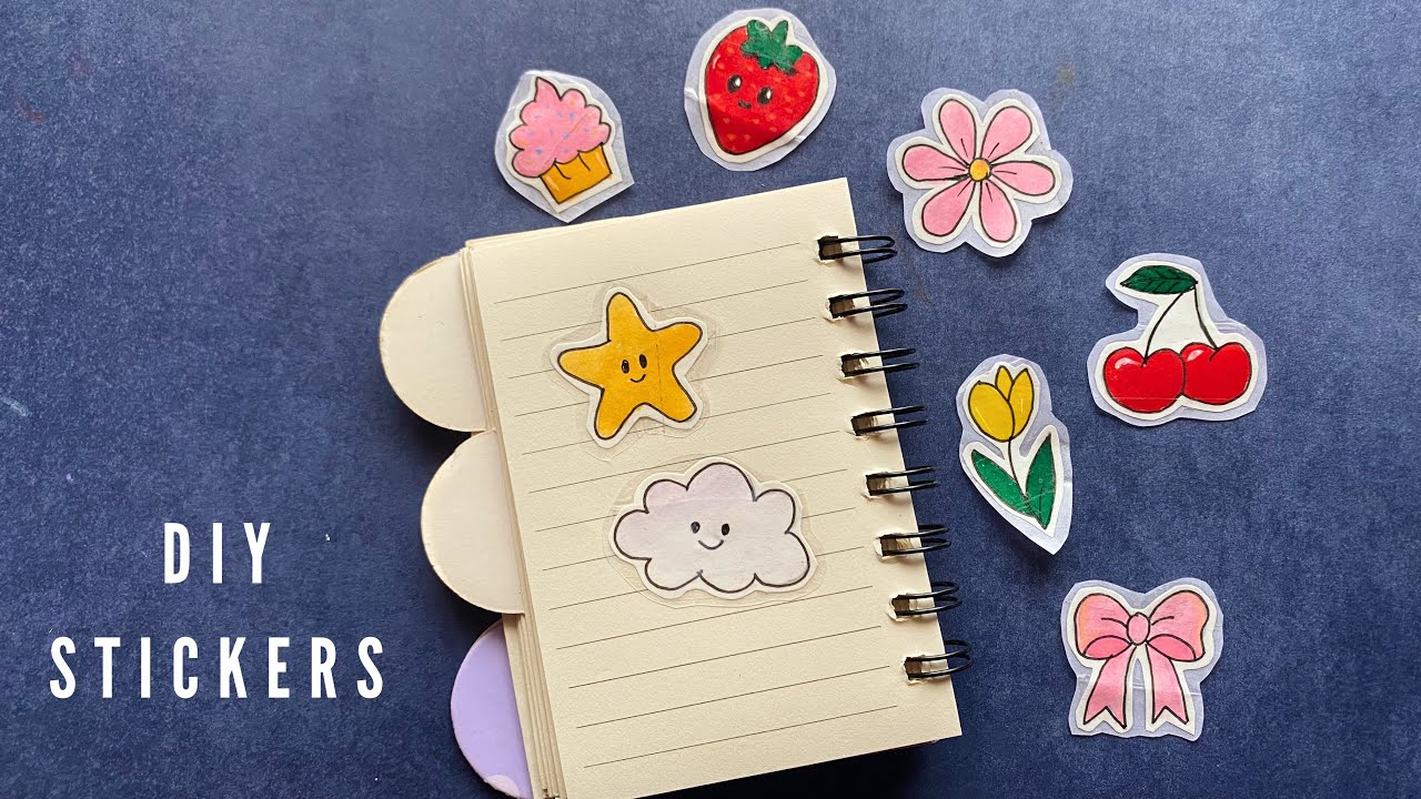  Easy Stickers Making 😍 | DIY Cute Stickers | How to make stickers at home 
