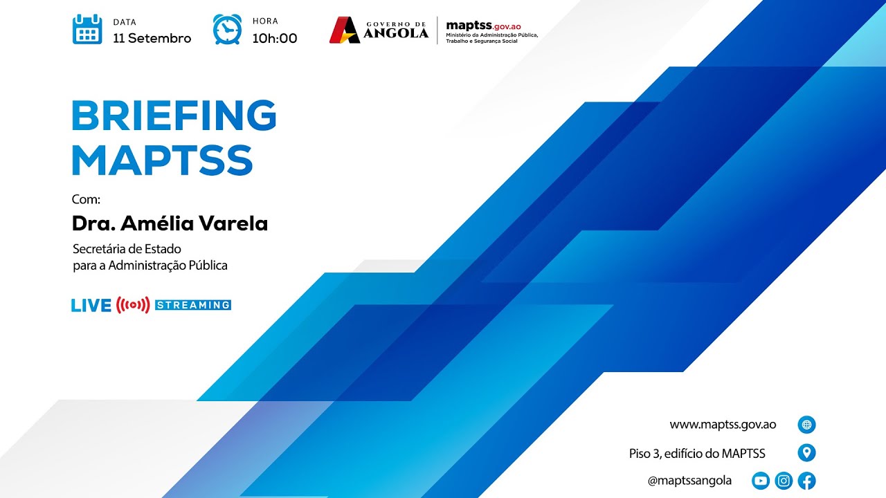 BRIEFING MAPTSS com: Dra. Amélia Varela – Secretária de Estado para a Administração Pública