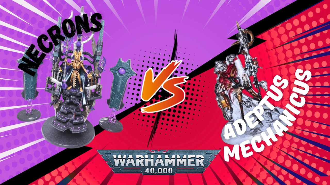 Адептус Механикус VS Некроны|Warhammer 40k репорт 1000 очков