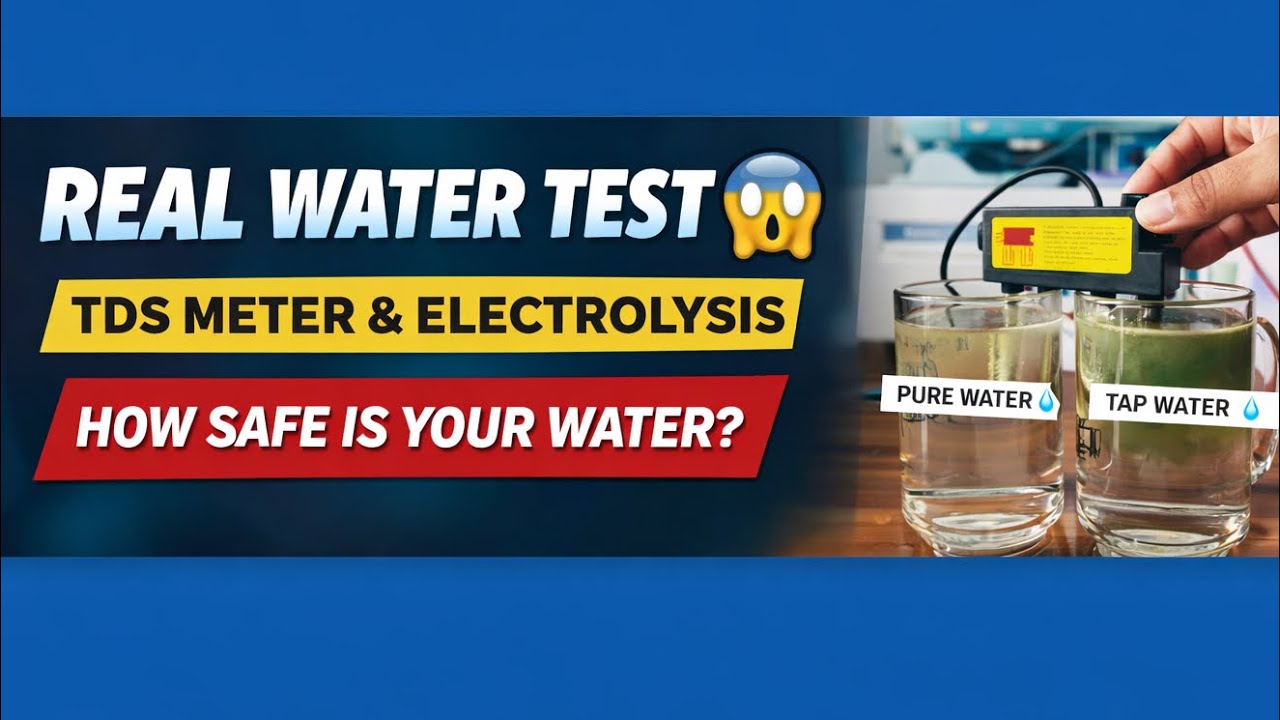 TDS Meter & Electrolysis Test | Pani Kitna Safe Hai? | RO Water Reality 💧