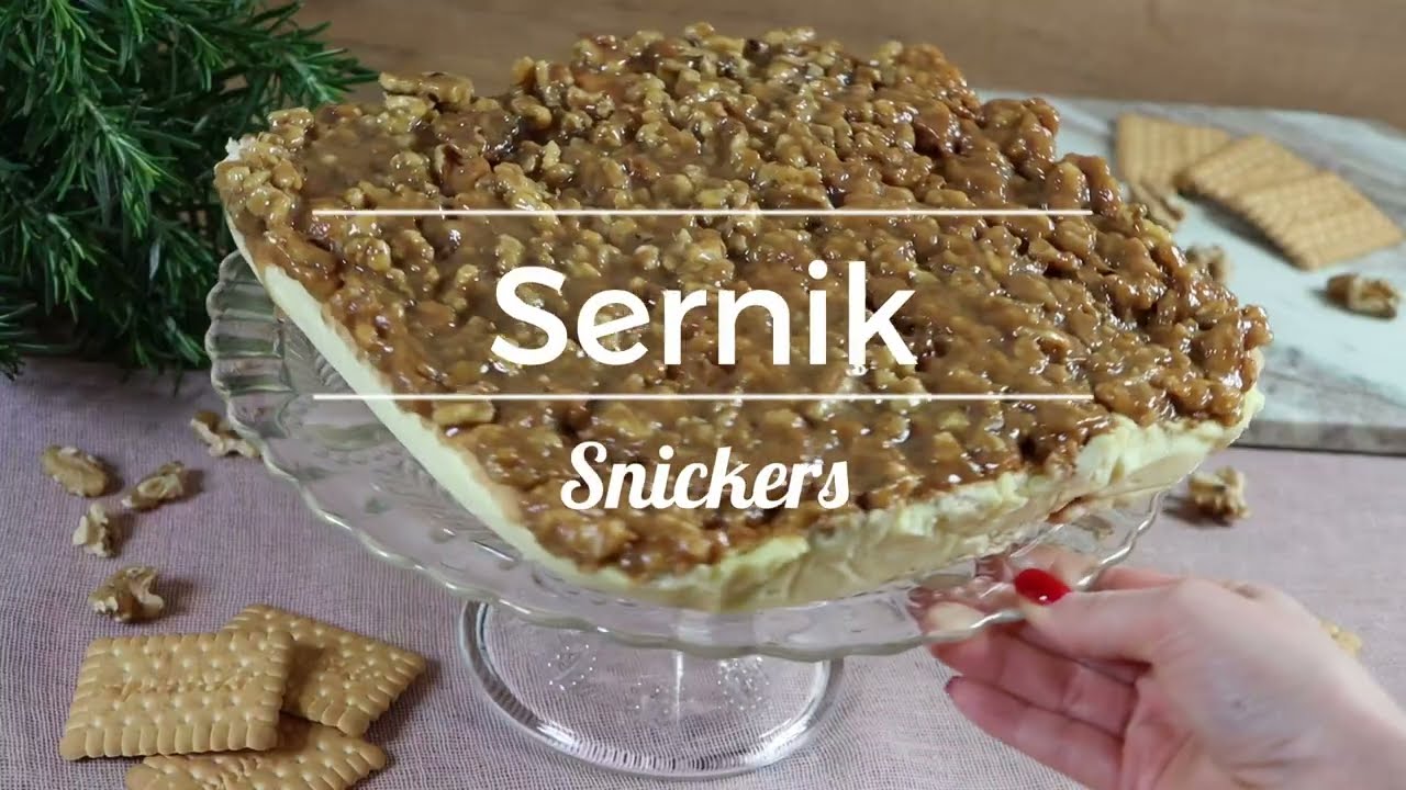Sernik Snickers przepis