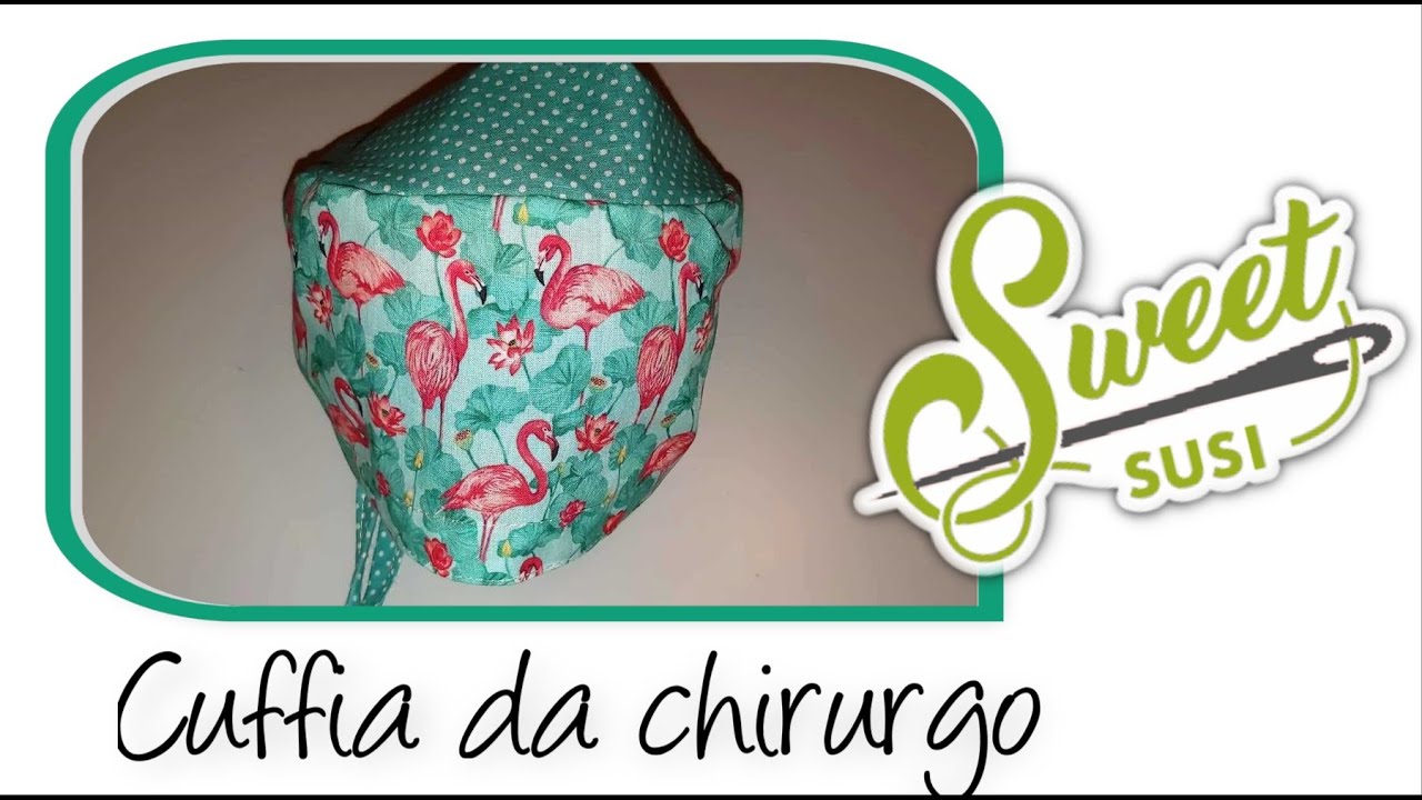👨‍🍳👨‍⚕️ Cuffia da Chirurgo da cucina per infermieri Tutorial facile con cartamodello