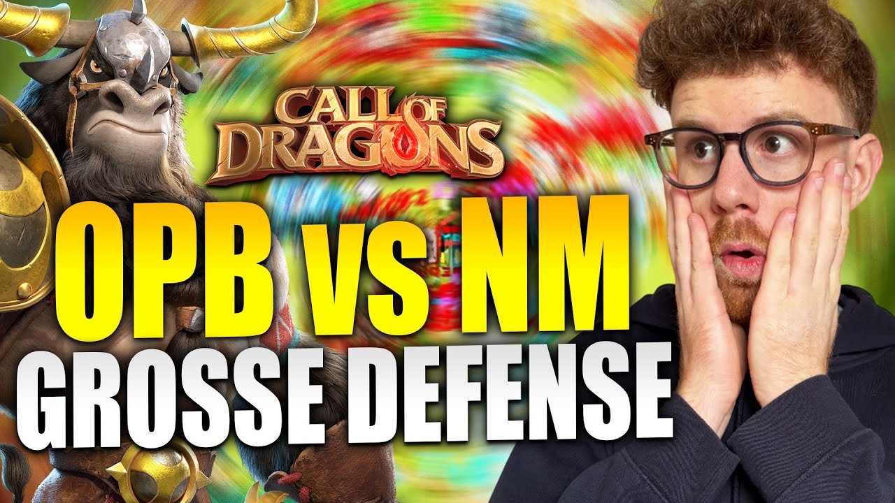 OPB vs NM – GROSSE DÉFENSE POUR LE DRAKE ! | Call of Dragons KVK Fight