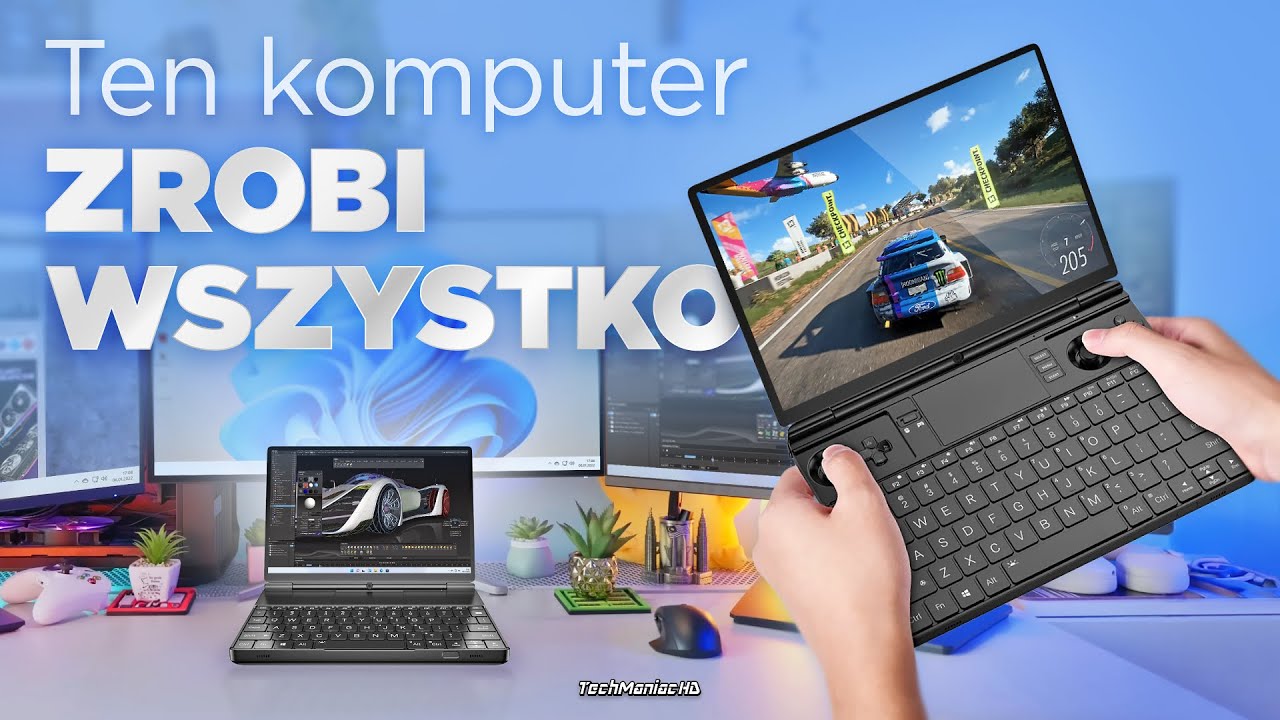 Przenośna konsola, laptop i stanowisko robocze w jednym! 🎮🖥️ [Recenzja GPD WIN Max 2 2024, 8840U]
