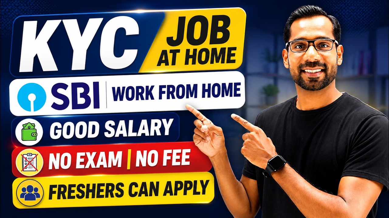 SBI VKYC Support Job Out🔥| Freshers Can Apply | Job at Home Apply Now