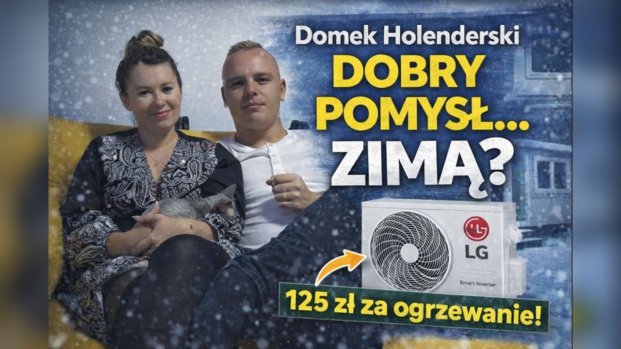 Domek holenderski całoroczny - mieszkanie zimą
