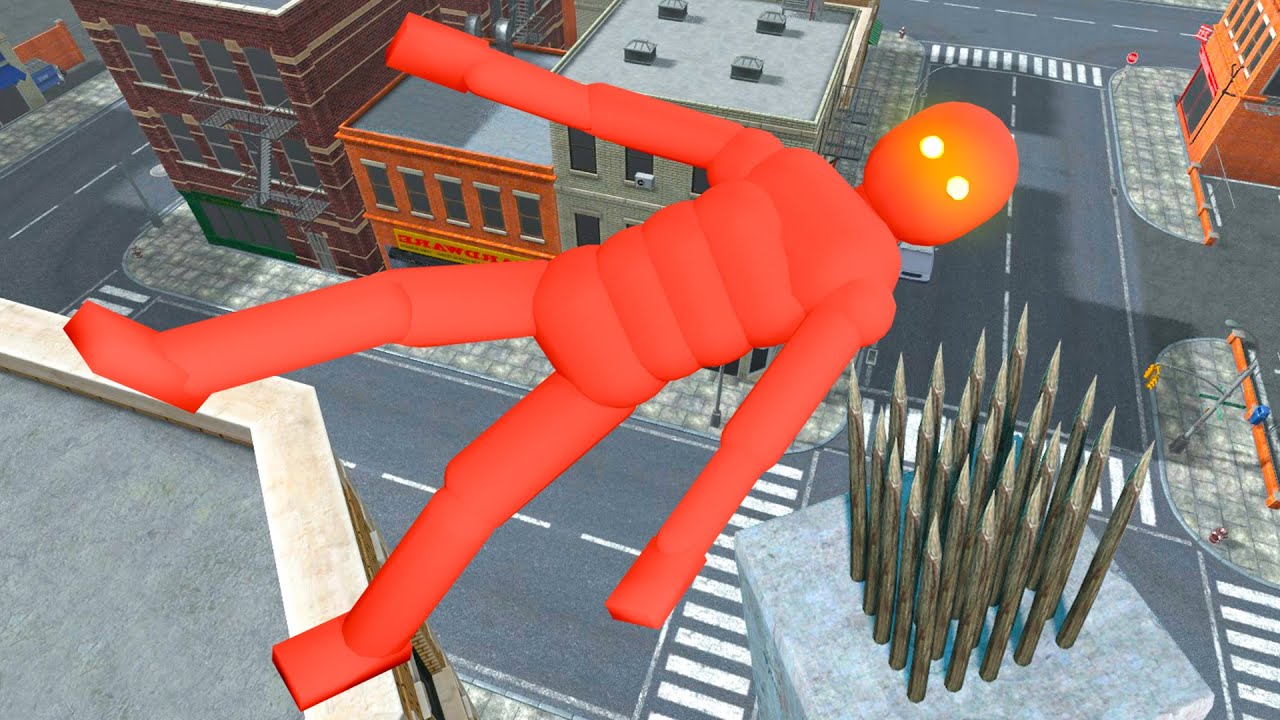 NPC Ragdoll Physics - Epic Falls Compilation #280