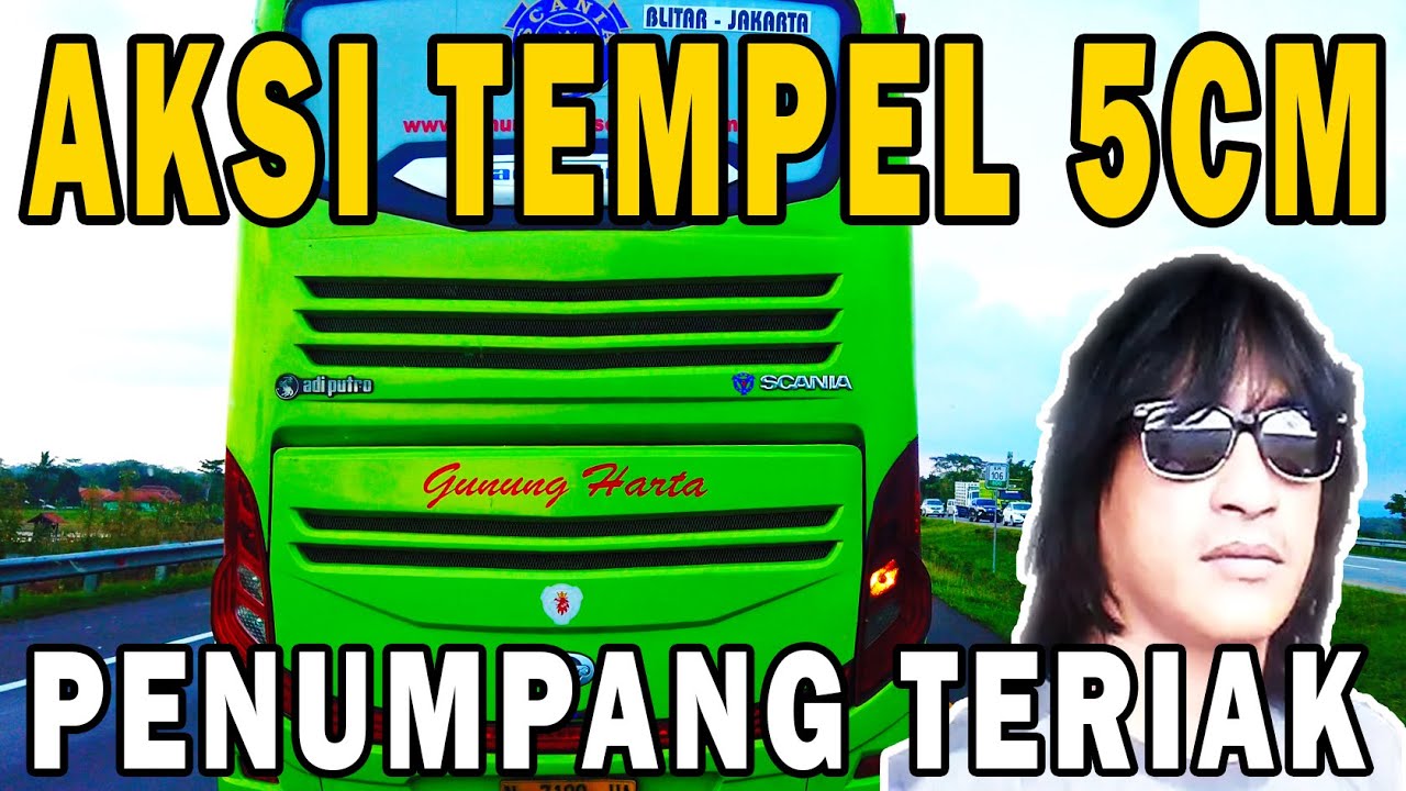 PENUMPANG TERIAK...!! AKSI TEMPEL 5CM SEPERTI ALFARRUQ