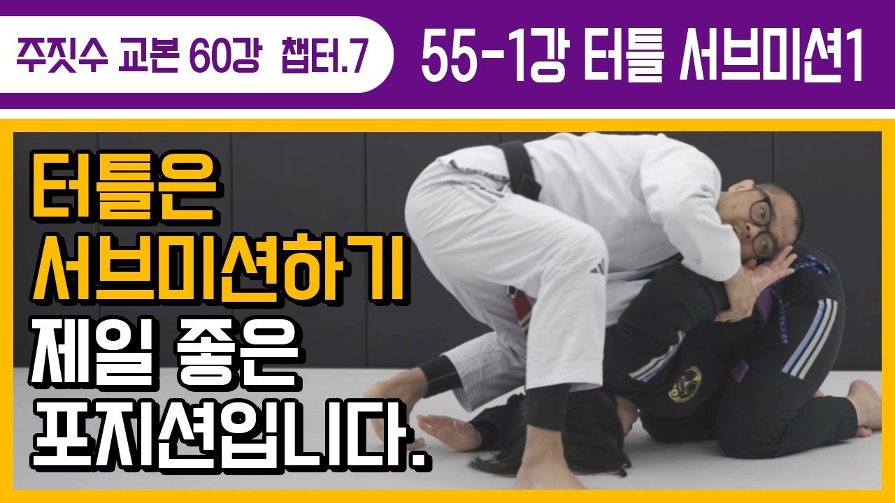 [주짓수교본#55-1] 터틀은 서브미션하기 제일 좋은 포지션입니다.!!