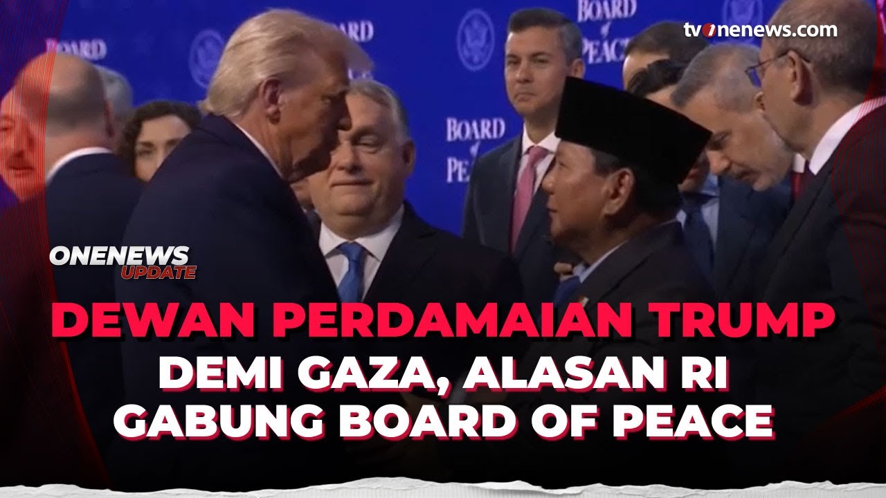 Menlu Sugiono Ungkap Alasan Indonesia Gabung Dewan Perdamaian Buatan Trump | OneNews Update