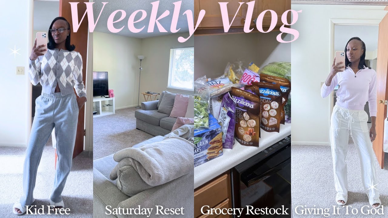 WEEKLY VLOG | Kid Free Night, Stressed And Depressed, Letting God Take The Wheel, Chores