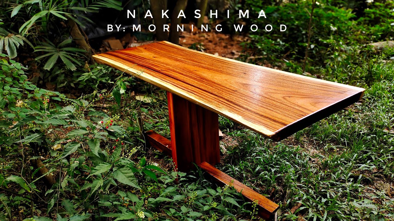 How to make Japanese Coffee Table | Nakashima style