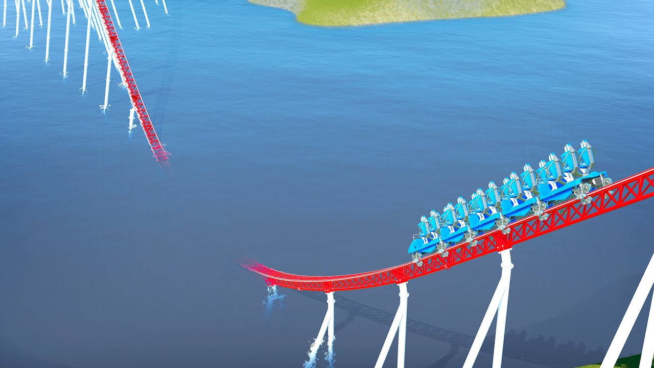 Roller Coaster vs Lake – Planet Coaster