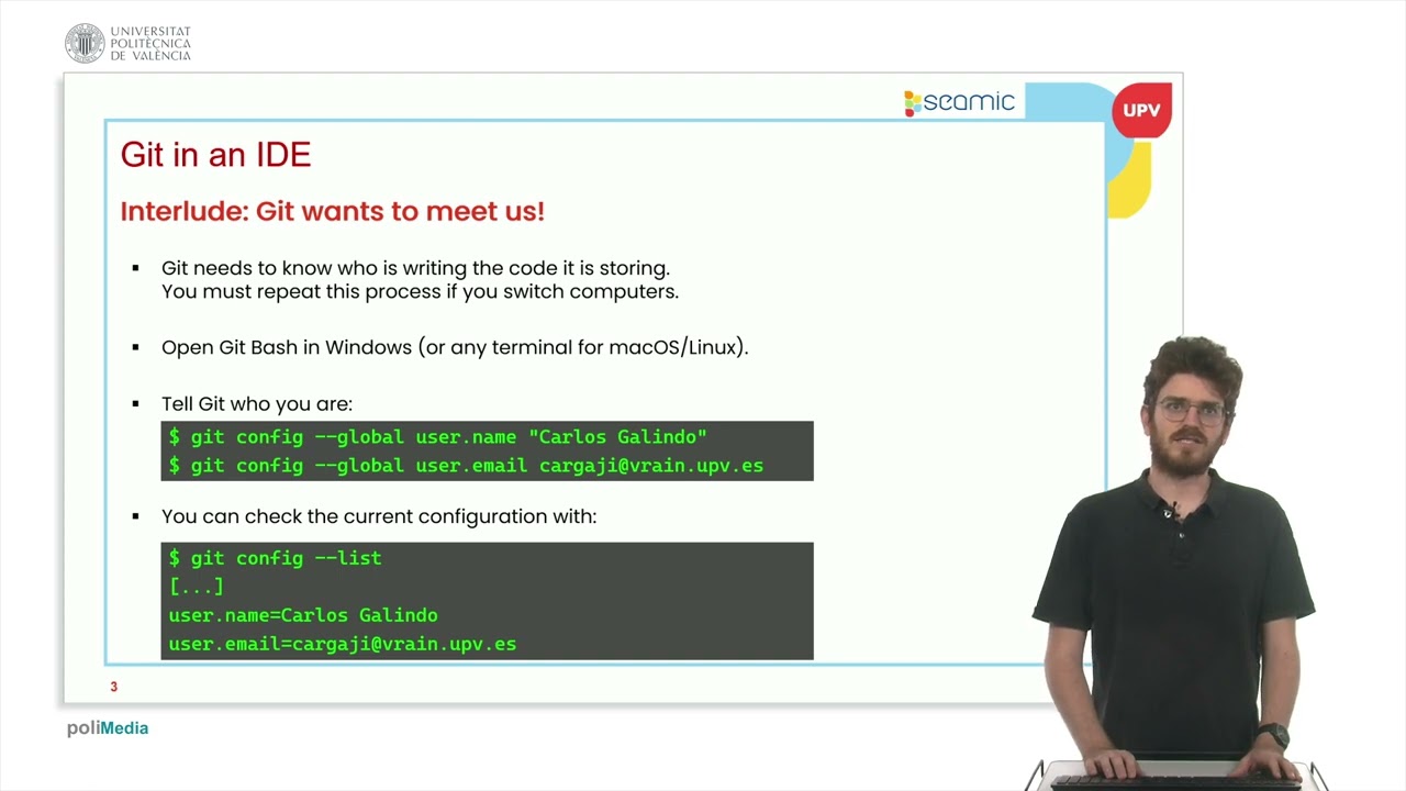 Git in Visual Studio Code | 2/34 | UPV