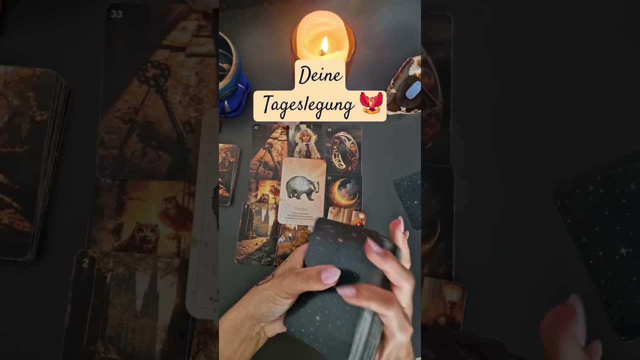 Deine Tageslegung 🐦&zwj;🔥 #lenormand #spirituality  #youtubeshorts #shorts #tagesbotschaft