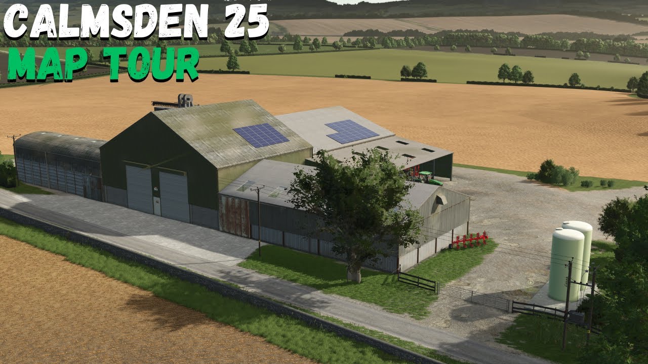 ТУР ПО КАРТЕ CALMSDEN 25 ОТ OXYGENDAVID | Farming Simulator 25