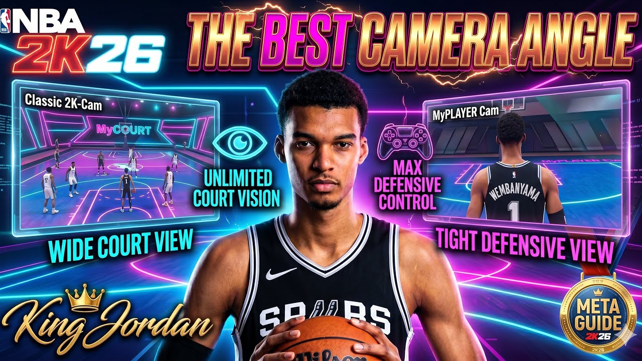 Best Camera Angle in NBA 2K26! LOCK IN with the Perfect View 🔥