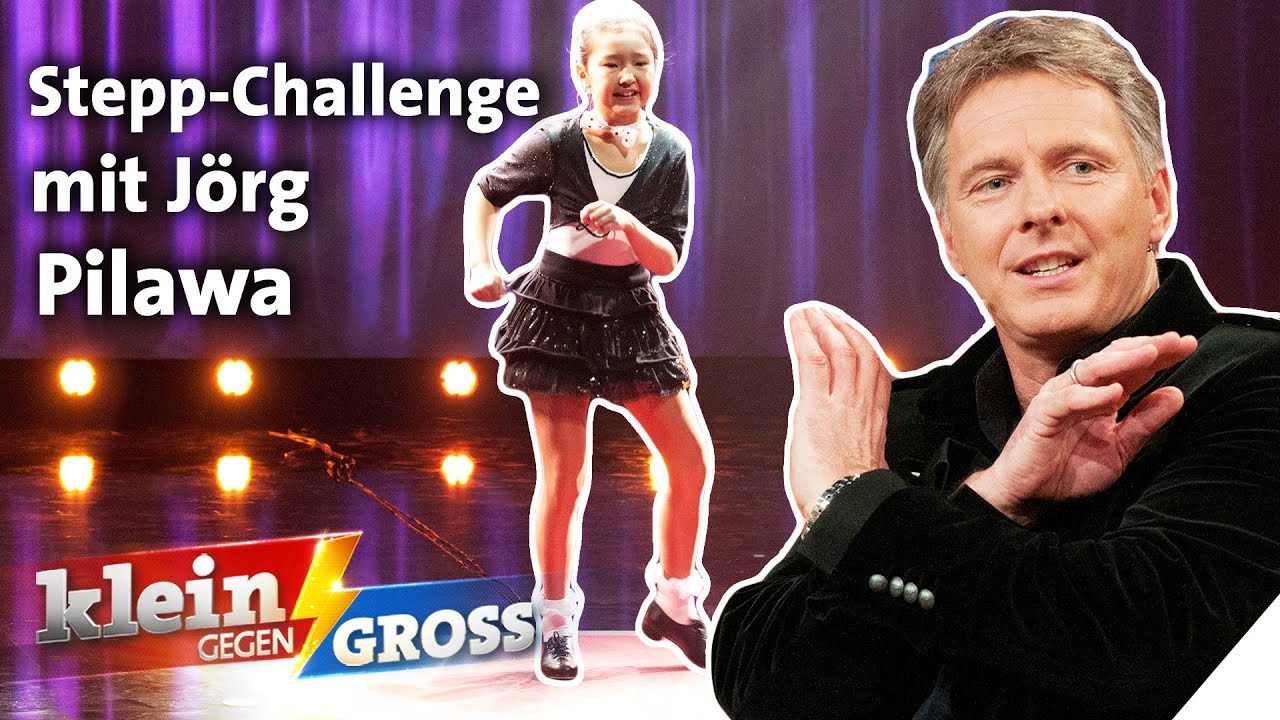 Stepp-Wunderkind (10) fordert Moderator Jörg Pilawa zur Tanz-Challenge heraus | Klein gegen Groß