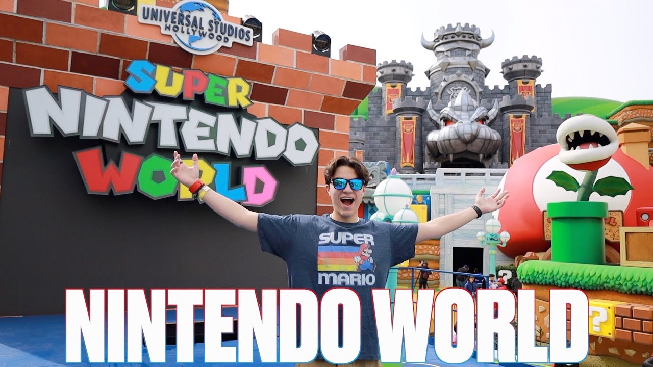 SUPER NINTENDO WORLD В UNIVERSAL STUDIOS HOLLYWOOD РАННИЙ ДОСТУП ЭКСКЛЮЗИВНЫЙ MARIO KART ПОЛНЫЙ РЕЙД